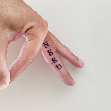 nerd tattoo